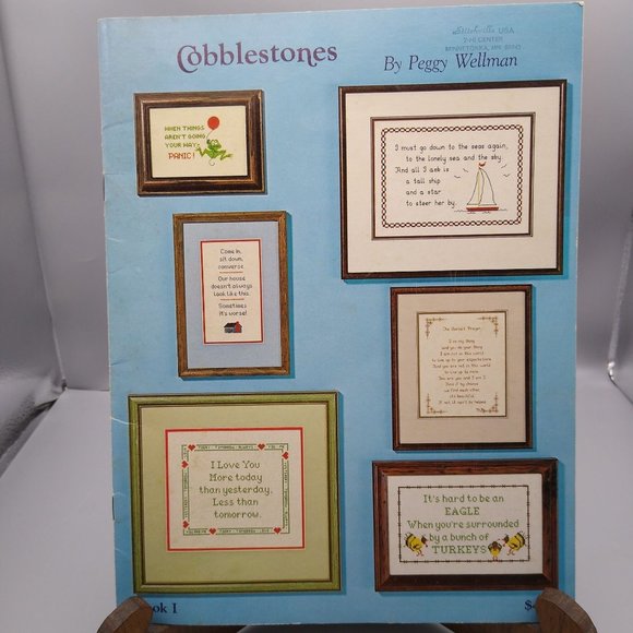 Vintage Cross Stitch Patterns, Cobblestones Book I by Peggy Wellman Designs - Picture 1 of 2